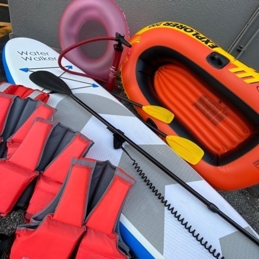 サップ・ボート・浮き輪セット