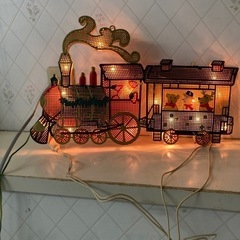 クリスマスの汽車型電飾　取り引き再開の画像