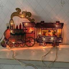 クリスマスの汽車型電飾　取り引き再開の画像