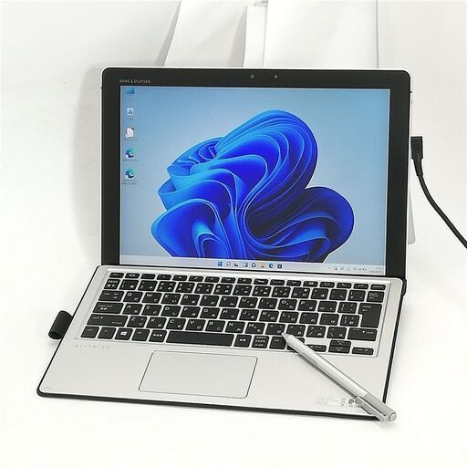 送料無料 12.3インチ 2in1タブレット HP Elite x2 1012 G2 中古美品 第7世代 i5 8GB 高速SSD 無線 Bluetooth カメラ Win11 Office