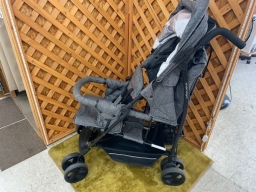 【愛品館 江戸川店】キンダーワゴンDUOシティ HOP2人乗りベビーカー 2021年製 ID:110-024250-007