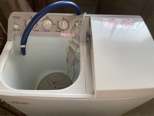 【今月末まで❗】値下げしました❗7,000円→5,000円✨️日立二槽式電気洗濯機 PS-H45L形 2020年製