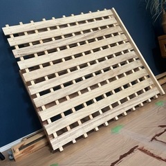 無印良品　シングルベッド　フレームのみの画像