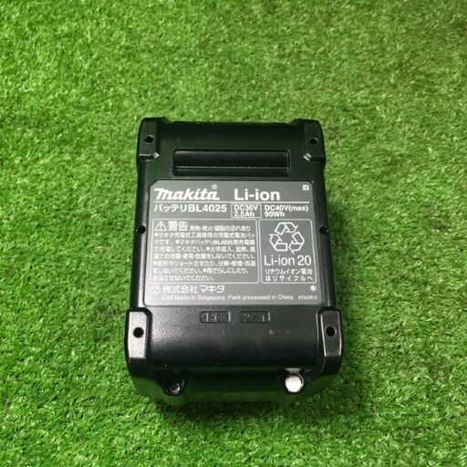 マキタ BL4025 バッテリー 1回 雪マーク有【市川行徳店】【店頭取引限定】【中古】管理番号：ITU4BMA5NT1P