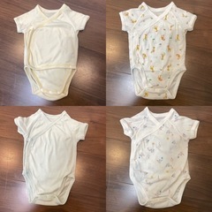 決まりました　ベビー60 ユニクロ肌着　ロンパース
