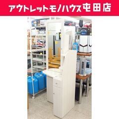 ドレッサー 幅60cm 鏡台 コンセント付き ホワイト系 木目調 三幸ジャパン ☆ 札幌市 北区 屯田 