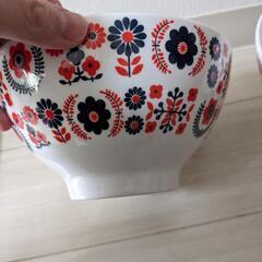 どんぶり　花柄の画像