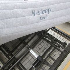 ニトリ 電動ベッド 3M-C Nスリープ マットレス付き 2023年 昇降 介護補助 ライズ2 3M 札幌市内近郊限定の画像