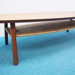 IKEA コーヒーテーブル  ウォールナット材突き板 STOCKHOLM ストックホルム センターテーブル (IA20)の画像