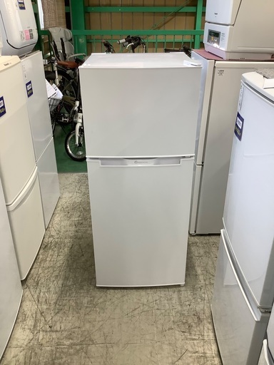 安心の6ヶ月保証付き！！ TOHOTAIYO　2ドア冷蔵庫　TH-118L2-WH  2019年製　118L