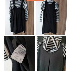 秋春用授乳服Ｌサイズ【未使用】(授乳口付き)