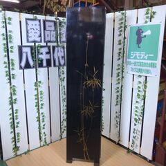 【愛品館八千代店】金箔漆塗花鳥図金屏風の画像