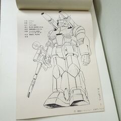 当時物 機動戦士ガンダム キャラクター設定集 創通エージェンシー 日本サンライズ ファーストガンダム 札幌市 新道東店の画像