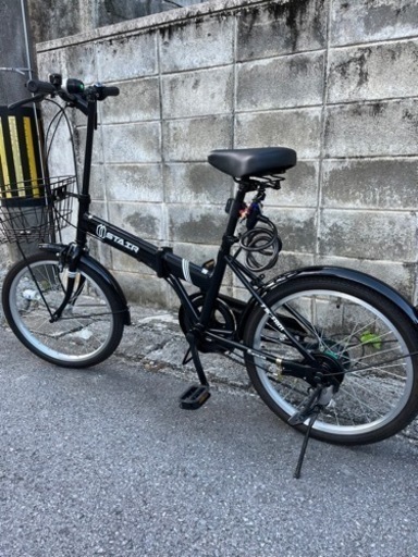 購入後2ヶ月の新古品！折りたたみ自転車