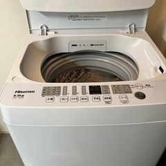洗濯機 2023年6月購入 美品（HW-T60H）の画像