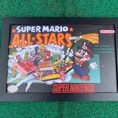 proframesスーパーマリオAll Stars Super Nintendo NESゲームシリーズボックスアートYoshi Luigiプリンセスフレームの画像