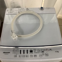 Hisense ハイセンス 洗濯機 HW-G45E4KW 2016年製 4.5㎏