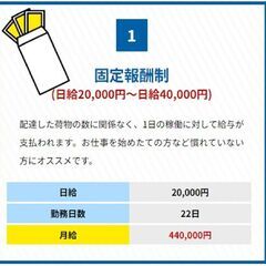 日給2万⭕日払い可！月給80万！軽貨物ドライバー_品川・足立✨の画像