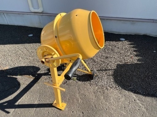 未使用！　電動コンクリートミキサー「 まぜ太郎」 AMZ-50Y [ALUMIS アルミス] ドラム容量約120L 　札幌近郊配送無料！