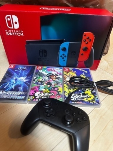 Nintendo Switch 本体 コントローラー ソフト セット