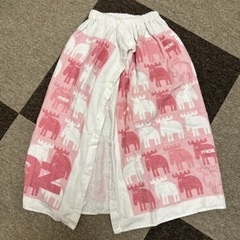 ラップタオル ピンク