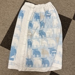 ラップタオル 水色