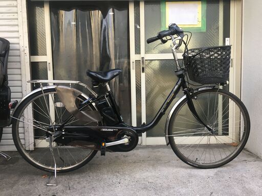 地域限定送料無料　パナソニック　ビビ　DX　13,2AH　新基準　子供乗せ　黒　ナチュラ　アシスタ　神戸市　電動自転車