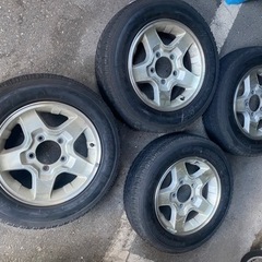 受け渡し者決定いたしました　ジムニー　JB23 純正アルミホイー...