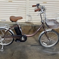 182 パナソニック最新機種電動アシスト自転車vivi？20インチ ブラウン