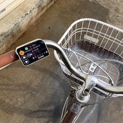 182 パナソニック最新機種電動アシスト自転車vivi？20インチ ブラウン