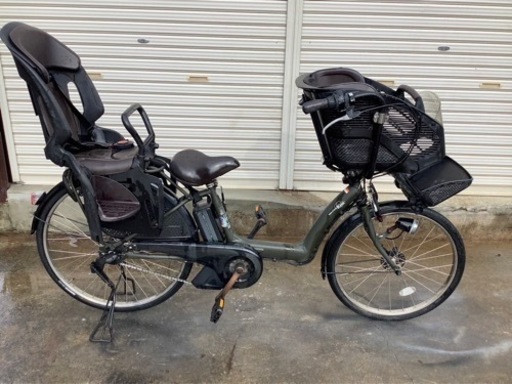 183 ヤマハ新機種電動アシスト自転車pas kiss22-26インチ　カーキ色アルミ