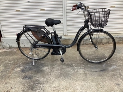 186 ヤマハ最新機種電動アシスト自転車pas wity26インチ　マッドブラックアルミ