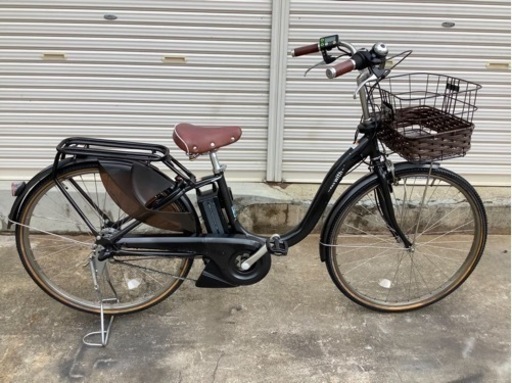 187 ヤマハ最新機種電動アシスト自転車pas wity26インチ　マッドブラックアルミ