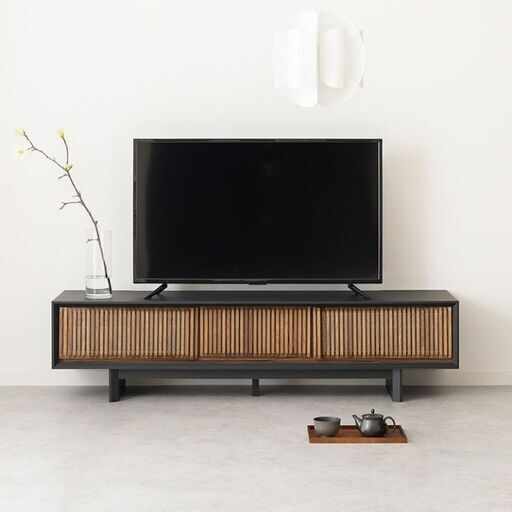 【超美品】和モダンのどっしりとしたテレビ台　定価59,600円の品をお譲りします。