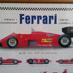 Ferrari 歴代フェラーリ 95㎝ ポスター パズル 額付 スポーツカーの画像