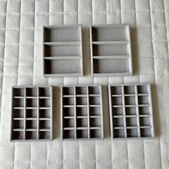 ダイソーアクセサリ仕切り5つセット
