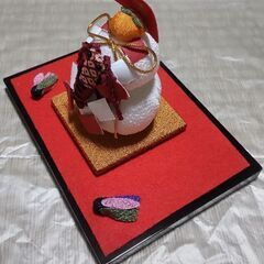 【無事受け渡し完了】飾り　伊勢海老と鏡餅の画像