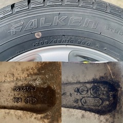 中古スタッドレスタイヤホイールセット 5H 114.3の画像
