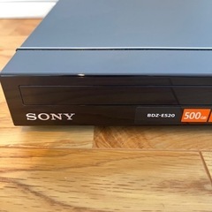 【ジャンク】SONY ブルーレイディスクレコーダー BDZ-E520の画像