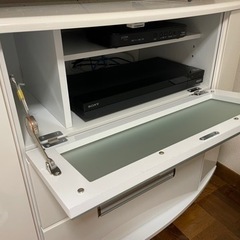 週末半額セール‼︎ テレビ台　ハイボード　白の画像