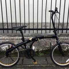 ＜美品車＞キャデラック・20インチ折りたたみ自転車・々ブラック ...