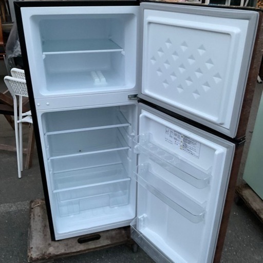 木目がかっこいい冷蔵庫！