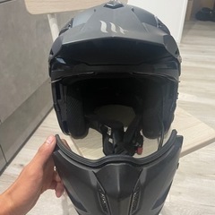 MTヘルメット マットブラック Mサイズの画像