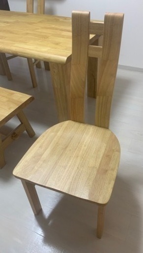 【譲り先決まりました】4人掛け　ダイニングテーブルセット　取りに来ていただける方