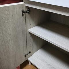 キャビネット 木製 組立済家具の画像