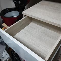 キャビネット 木製 組立済家具の画像