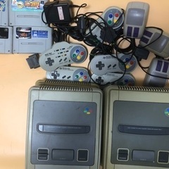 ゲーム機本体等まとめ売り（セガサターン2台、SFC4台、xbox3601台、wii1台）動作未確認の画像