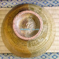 鳥取県　倉吉市　国造焼　三代　浩彩　山本浩彩　伊羅保　茶碗　抹茶茶碗　抹茶碗の画像