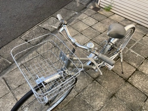 【27インチ自転車】6段変速　LEDオートライト付　前後タイヤ、チューブ、鍵新品❗️スペアキーあり　若林自転車　膳所店　SALE中❗️