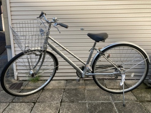 【27インチ自転車】6段変速　LEDオートライト付　前後タイヤ、チューブ、鍵新品❗️スペアキーあり　若林自転車　膳所店　SALE中❗️
